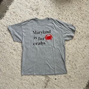 Maryland is for crabs graphic tee